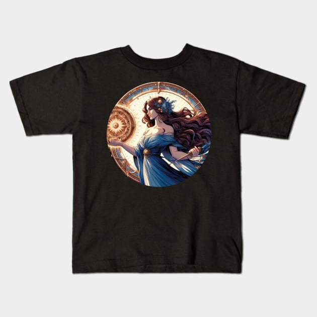 Moiraine is a Cairhienin Aes Sedai of the Blue Ajah Kids T-Shirt by whatyouareisbeautiful